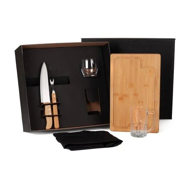 KIT CHURRASCO / CERVEJA / WHISKY - 6 PÇS