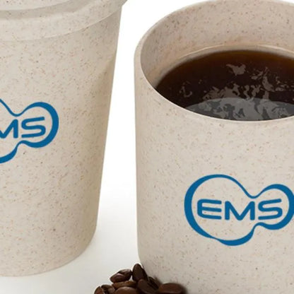 KIT COM COPO E CANECA EM FIBRA DE BAMBU