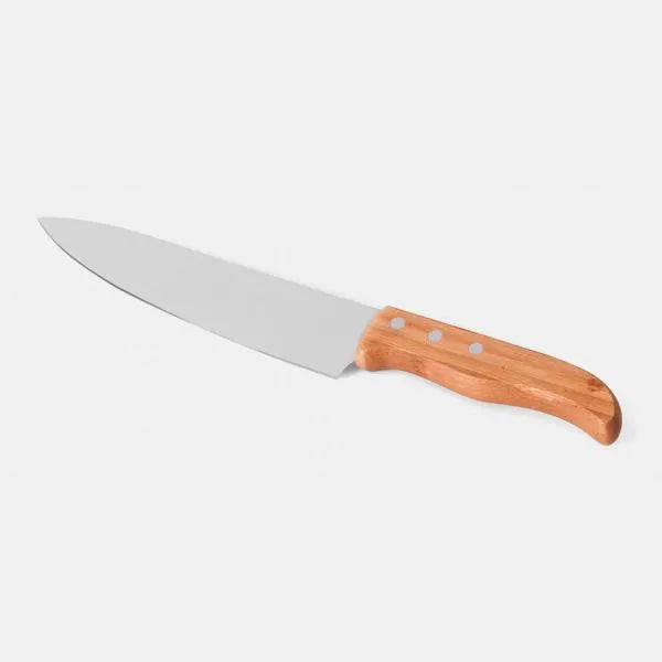 CONJ. DE FACAS BAMBU / MADEIRA / INOX COM ESTOJO FRANKFURT - 7 PÇS