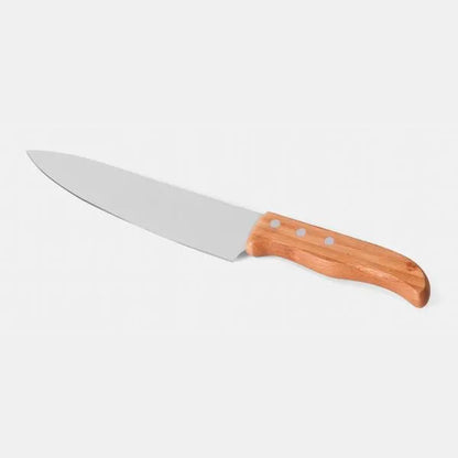 CONJ. DE FACAS BAMBU / MADEIRA / INOX COM ESTOJO FRANKFURT - 7 PÇS