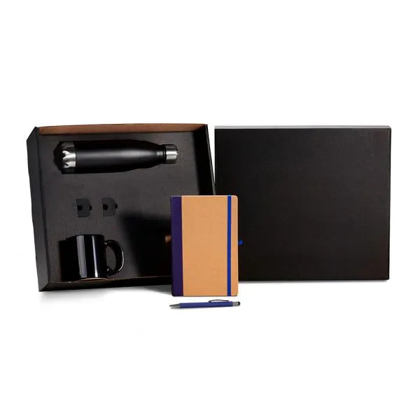 KIT ESCRITÓRIO - AZUL - 4 PÇS