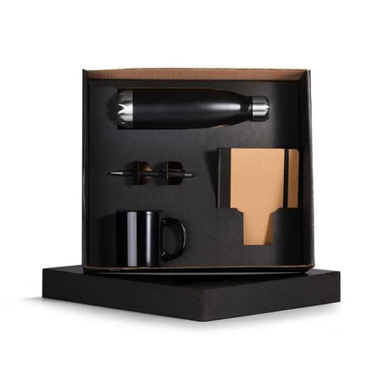 KIT ESCRITÓRIO - PRETO - 4 PÇS