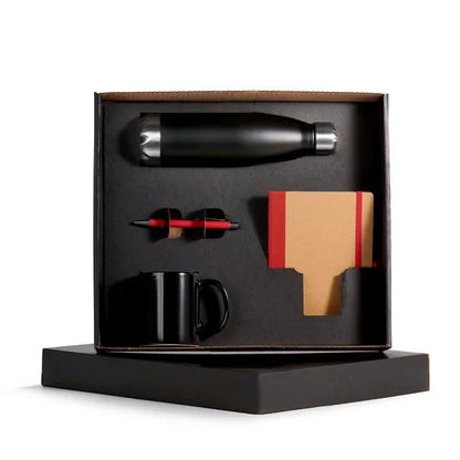 KIT ESCRITÓRIO - VERMELHO - 4 PÇS
