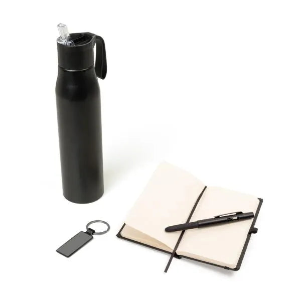 KIT GARRAFA E ACESSÓRIOS - 4 PÇS