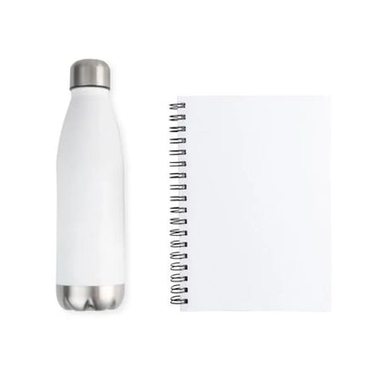 KIT GARRAFA E CADERNO - 2 PÇS