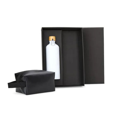 KIT GARRAFA E NECESSAIRE - 2 PÇS