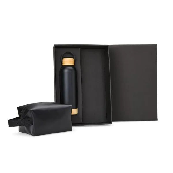 KIT GARRAFA E NECESSAIRE - 2 PÇS