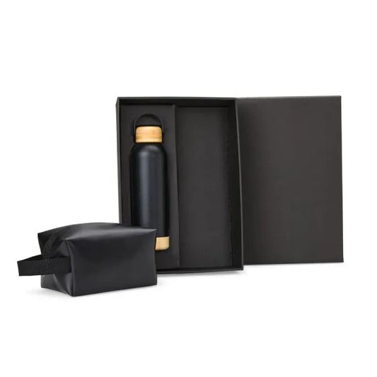 KIT GARRAFA E NECESSAIRE - 2 PÇS