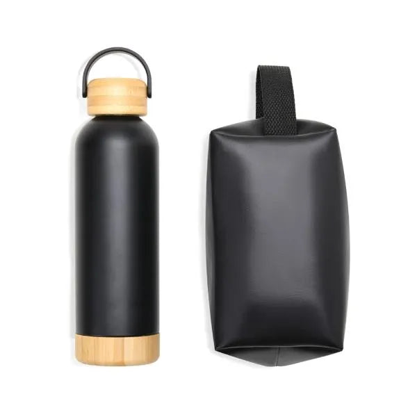 KIT GARRAFA E NECESSAIRE - 2 PÇS