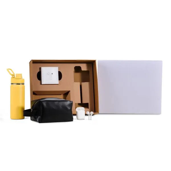 KIT GARRAFA, NECESSAIRE E FONE - 3 PÇS