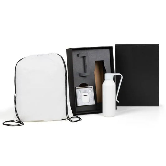 KIT MOCHILA, GARRAFA E FONE BLUETOOTH - 3 PÇS