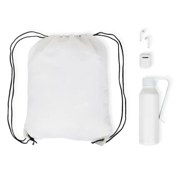 KIT MOCHILA, GARRAFA E FONE BLUETOOTH - 3 PÇS