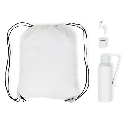 KIT MOCHILA, GARRAFA E FONE BLUETOOTH - 3 PÇS