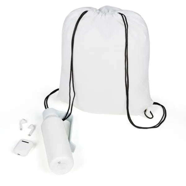 KIT MOCHILA, GARRAFA E FONE BLUETOOTH - 3 PÇS