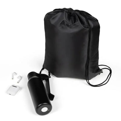 KIT MOCHILA, GARRAFA E FONE BLUETOOTH - 3 PÇS