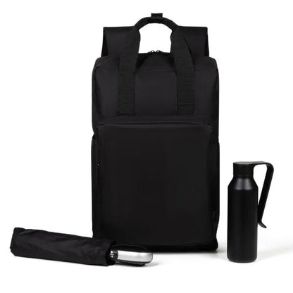 KIT MOCHILA, GARRAFA E GUARDA-CHUVA - 3 PÇS