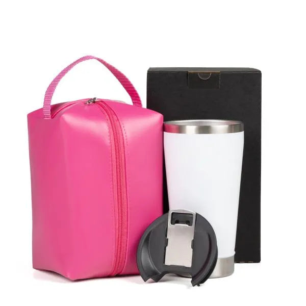 KIT NECESSAIRE E COPO TÉRMICO - 2 PÇS