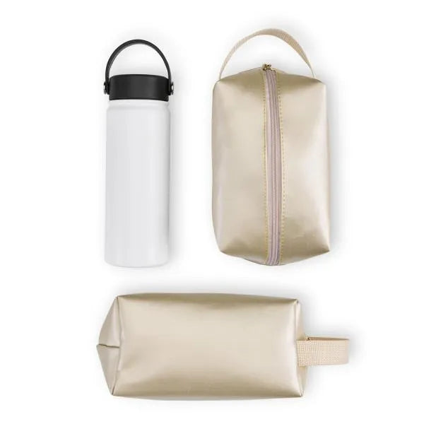 KIT NECESSAIRE E GARRAFA - 2 PÇS