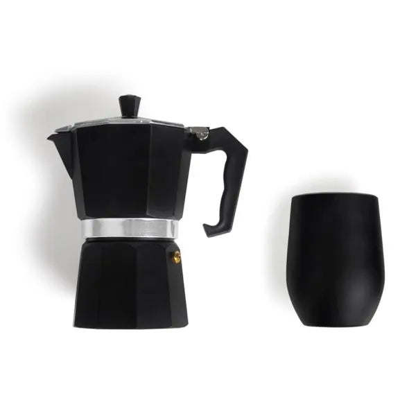 KIT PARA CAFÉ COM CAFETEIRA ITALIANA - 2 PÇS