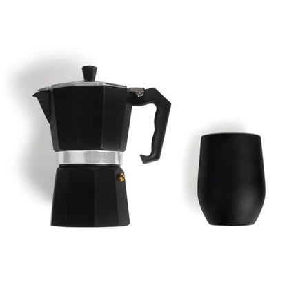 KIT PARA CAFÉ COM CAFETEIRA ITALIANA - 2 PÇS