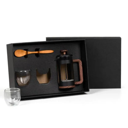 KIT PARA CAFÉ COM PRENSA FRANCESA - 4 PÇS