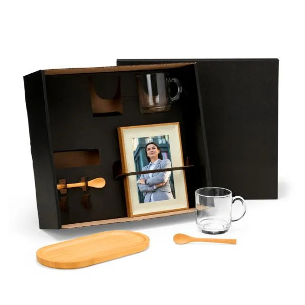 KIT PARA CAFÉ/CHÁ E PORTA RETRATO - 6 PÇS