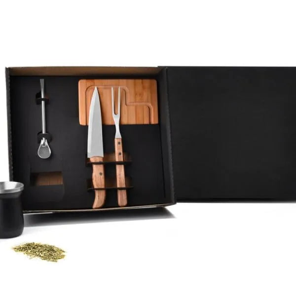 KIT PARA CHURRASCO / CHIMARRÃO / TERERE - 5 PÇS