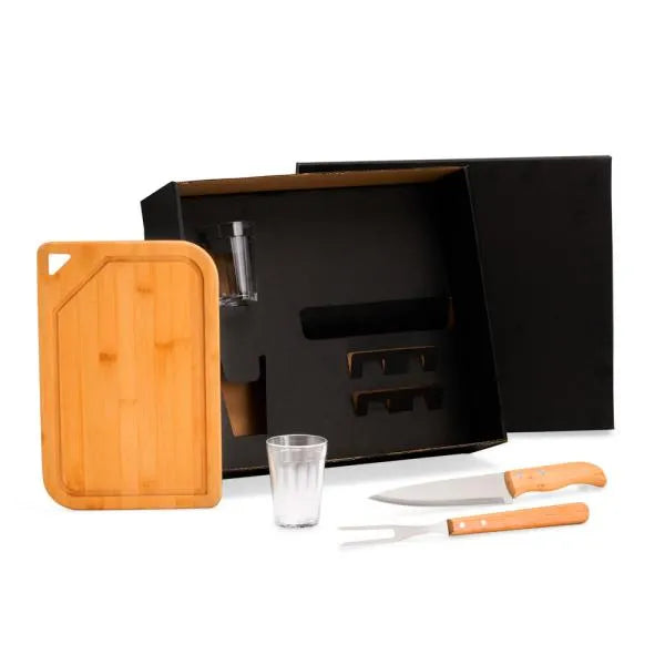 KIT PARA CHURRASCO E CERVEJA - 5 PÇS
