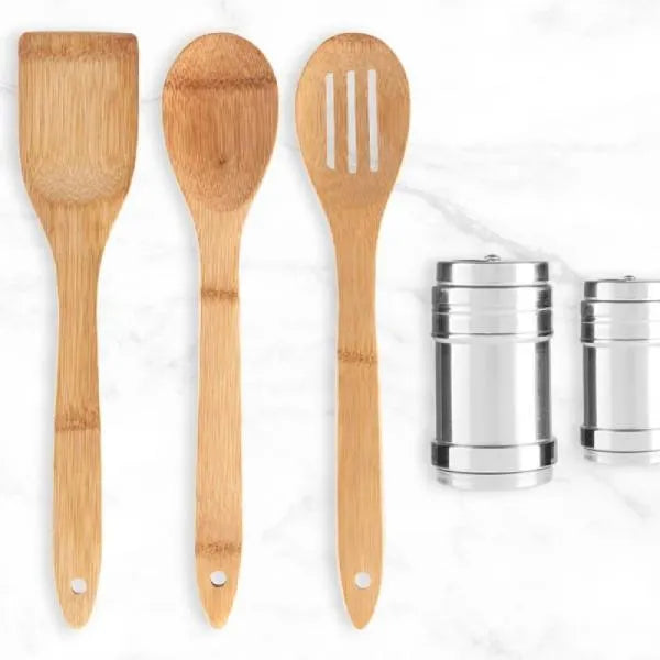 KIT PARA COZINHA E TEMPERO - 7 PÇS