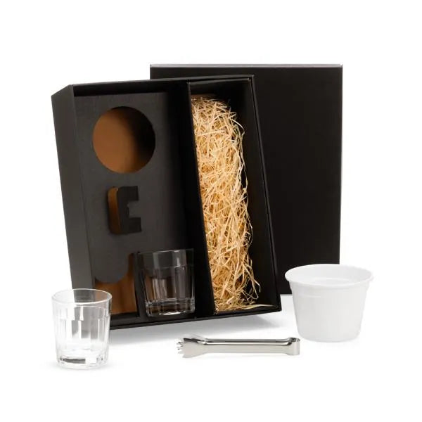 KIT PARA DRINKS COM BALDE - NÃO ACOMPANHA A GARRAFA - 4 PÇS