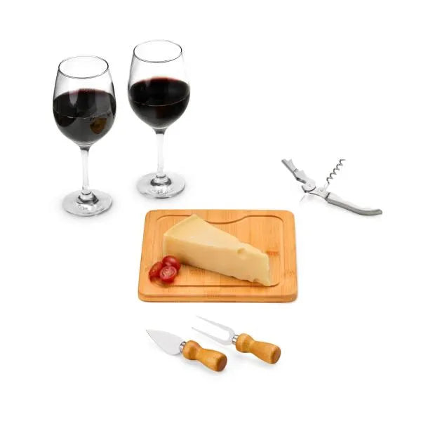 KIT PARA QUEIJO E VINHO - 6 PÇS