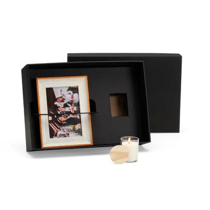 KIT PORTA RETRATO E VELA AROMÁTICA - 2 PÇS
