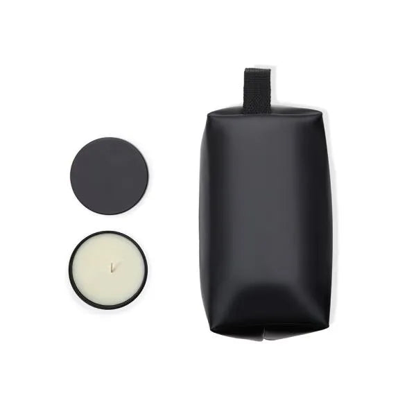 KIT VELA AROMATIZADA E NECESSAIRE - 2 PÇS