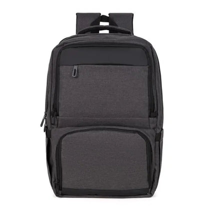 MOCHILA COM BOLSO TÉRMICO EM RPET - CINZA ESCURO - 24L