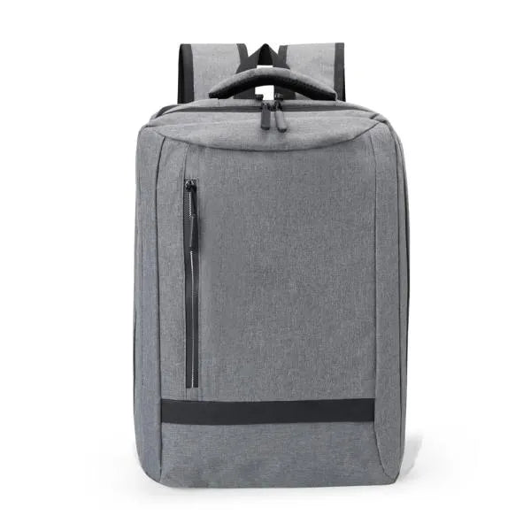 MOCHILA EM POLIÉSTER 300D - MELANGE CINZA - 18L