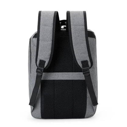 MOCHILA EM POLIÉSTER 300D - MELANGE CINZA - 18L