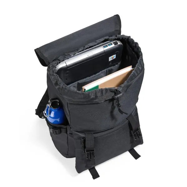 MOCHILA EM POLYESTER 600D - 18L - PRETA