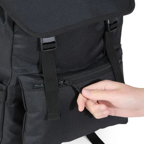 MOCHILA EM POLYESTER 600D - 18L - PRETA