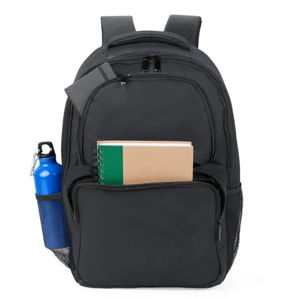 MOCHILA EM POLYESTER 600D - 28L - PRETA