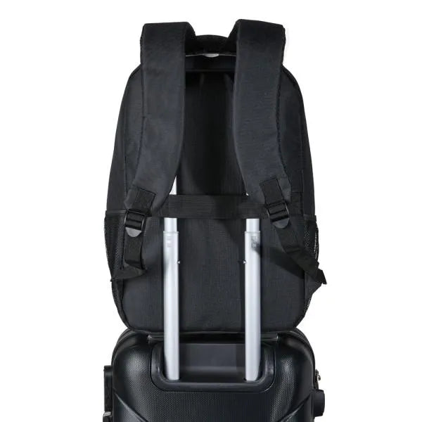 MOCHILA EM POLYESTER 600D - 28L - PRETA