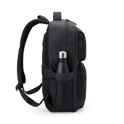 MOCHILA EM POLYESTER/PU - PREMIUM - 20L - PRETA