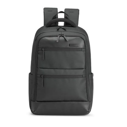 MOCHILA EM PU/POLYESTER - PREMIUM - 24L - PRETA