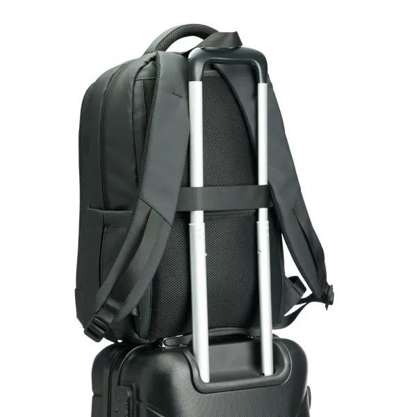 MOCHILA EM PU/POLYESTER - PREMIUM - 24L - PRETA