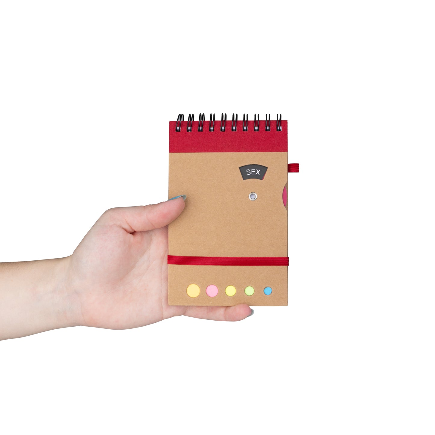 Mini caderno A6 com caneta