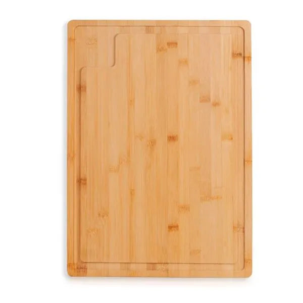TÁBUA PARA CHURRASCO EM BAMBU PREMIUM - 49X35X3CM