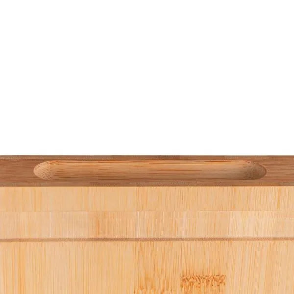 TÁBUA PARA CHURRASCO EM BAMBU PREMIUM - 49X35X3CM